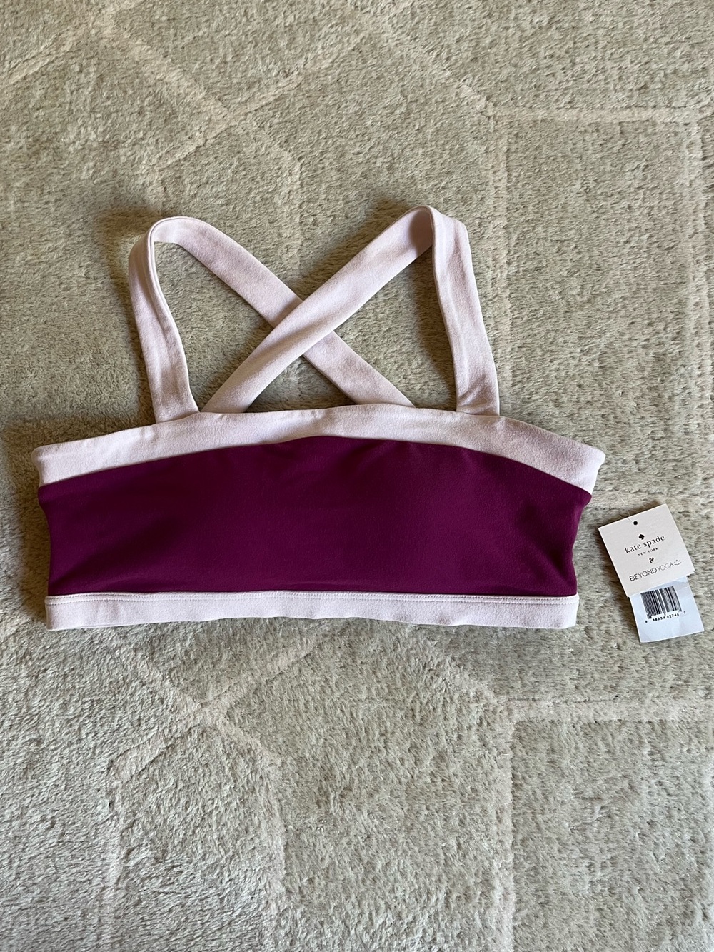Kate Spade x Beyond Yoga Blocked Frame Bra